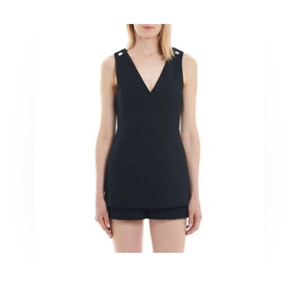 ❌SOLD❌ maje Irisa black romper w/ Skor detailed - worn once in perfect condition - Picture 1 of 5